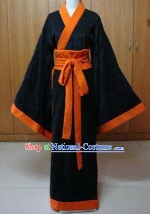 Ancient Chinese Black Han Fu Clothing for Women