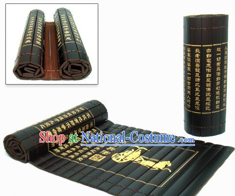 Traditional Chinese Inscribed Bamboo-slips - Sun Zi Bing Fa