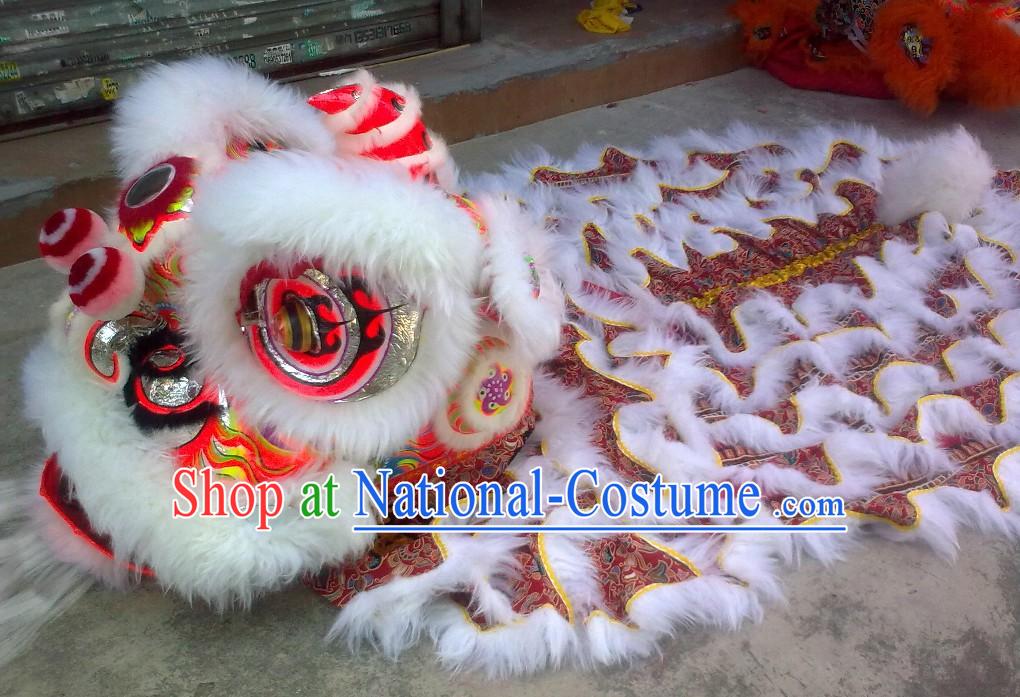 Supreme Chinese Southern FUT SAN Lion Dancing Costumes Complete Set