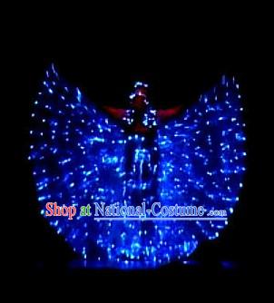 Electric LED Lights Luminous Butterfly Dancing Costume Complete Set