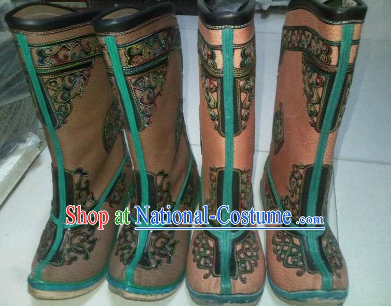 Handmade Classic Mongolian Cowhide Boots