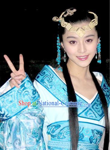 Ancient Chinese Imperial Palace Embroidered Princess Costume Complete Set