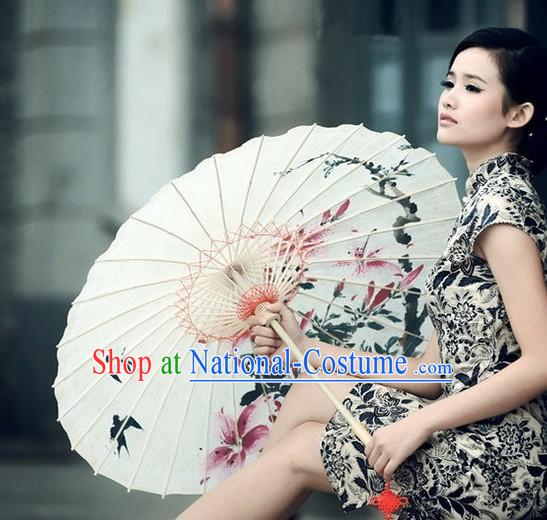 Traditional Chinese Handmade Spring View Umbrella