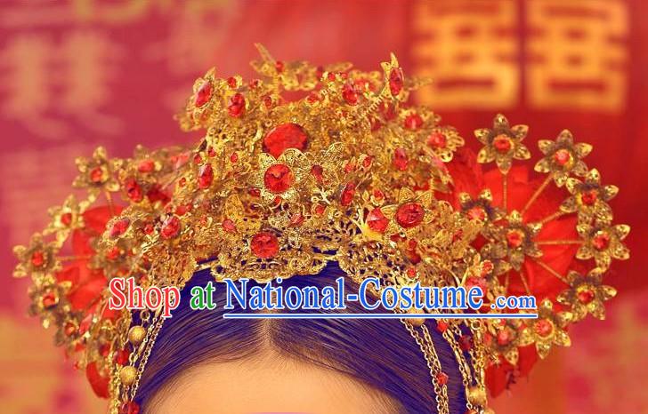 Traditional Chinese Handmade Bridal Wedding Crown