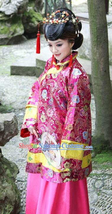 Traditional Chinese Mandarin Toasting Dress for Women