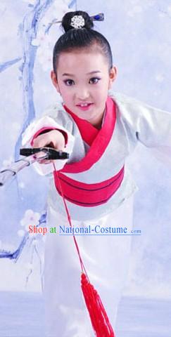 Ancient Chinese Swordsman Costumes for Children