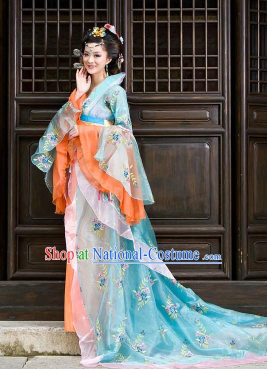 Ancient Chinese Palace Empress Costume Complete Set for Women