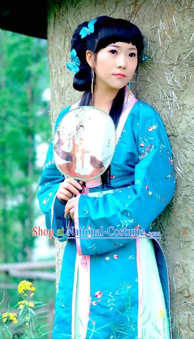 Dream of Red Chamber Lin Daiyu Blue Dress