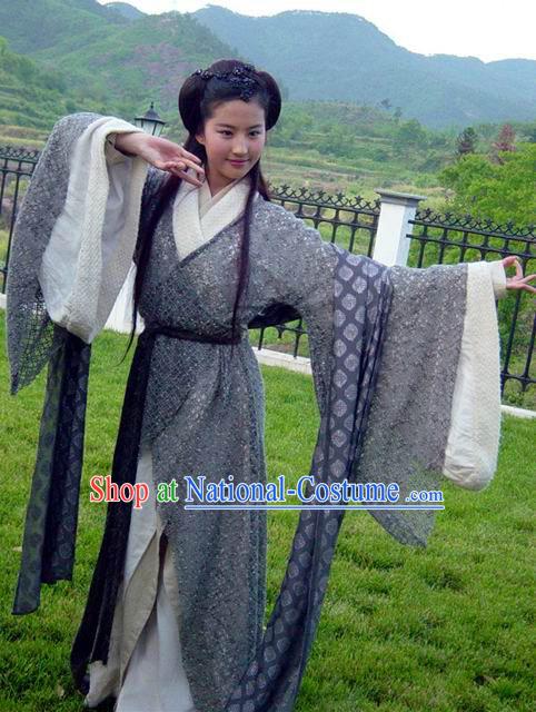 Ancient Chinese Gu Zhuang Character Zhao Linger Costume for Women