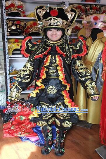 Traditional Chinese Change Mask Costumes Hat Boots Masks Complet Set