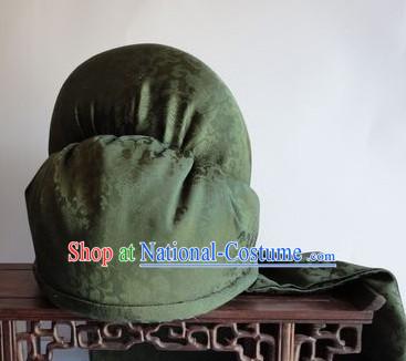 Ancient Chinese Three Kingdoms Gwan Gong Cloth Hat for Men