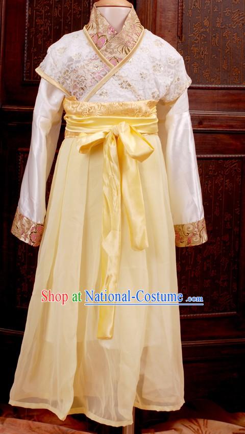 Traditional Chinese Hanfu Clothing Complete Set for Girls