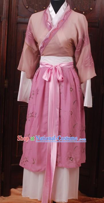 Ancient Chinese Hanfu Dress Complete Set for Women