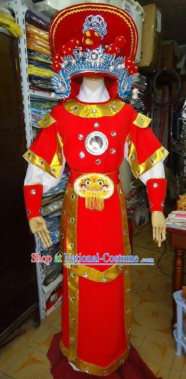 Chinese Opera Hua Mulan Costumes Full Set for Children