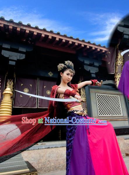 Ancient Chinese Film Swordswoman Costume