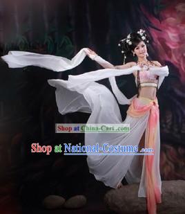 Ancient Chinese Feitian Fairy Dance Costumes for Women