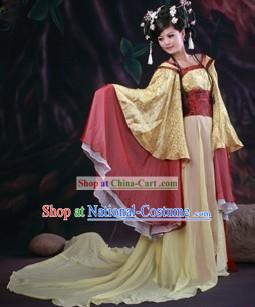 Ancient Chinese Wide Sleeve Princess Costumes