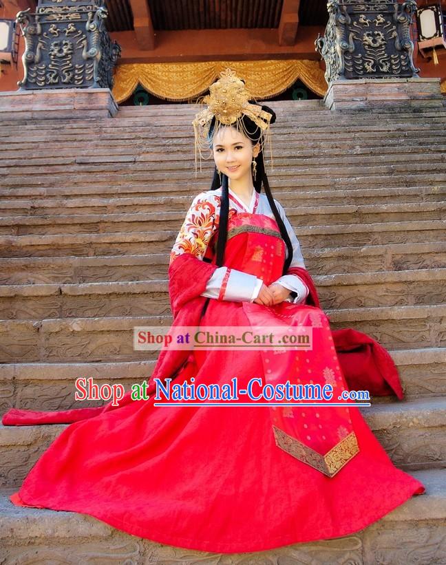 Ancient Chinese Tang Dynasty Princess Clothing