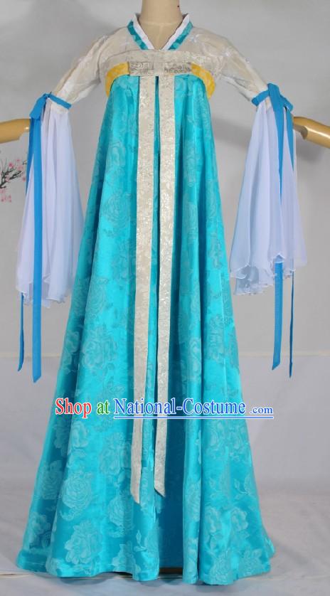 Ancient Chinese Tang Dynasty Palace Lady Costumes Complete Set