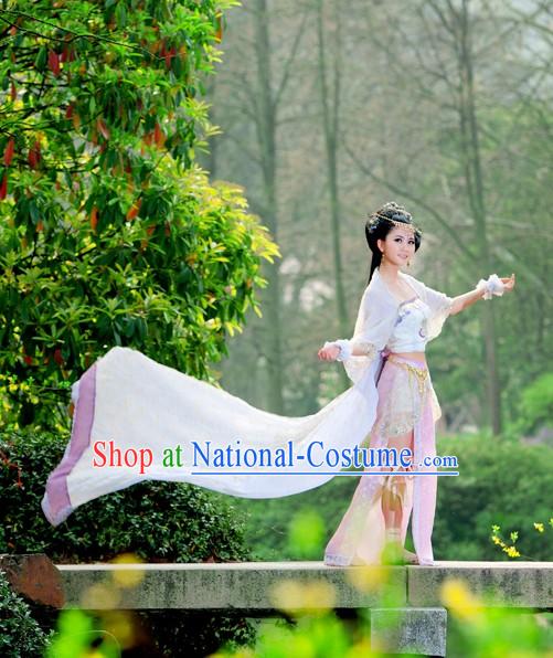 Ancient Chinese Swords Woman Costume Complete Set