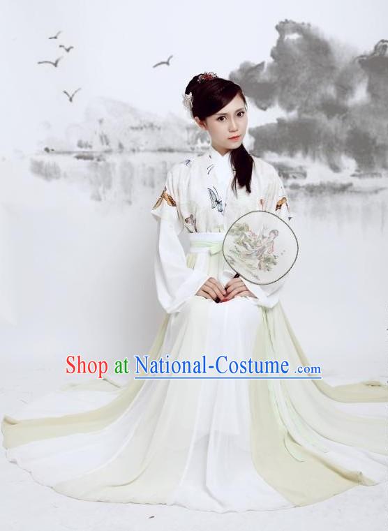 Ancient Chinese Hanfu Clothing Complete Set for Women