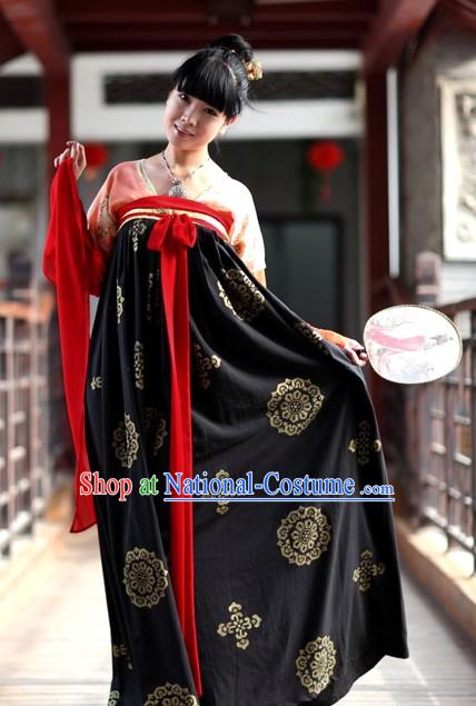 Ancient Chinese Tang Dynasty Princess Costume for Women