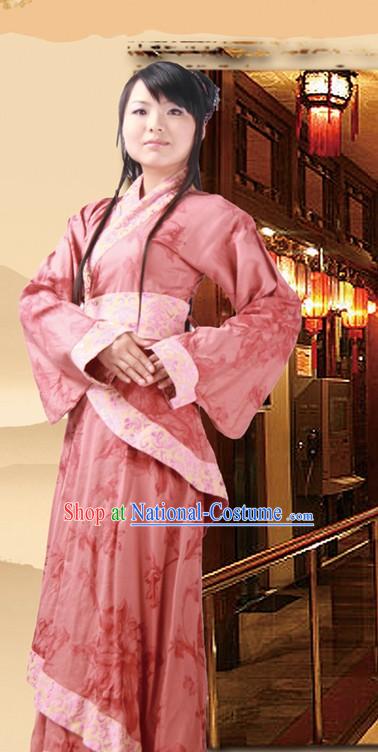 Ancient Chinese Tea Ceremony Hanfu Clothing for Women