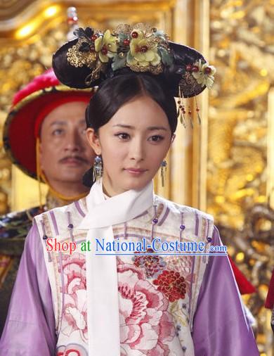 Chinese Qing Dynasty Palace Princess Costume for Women