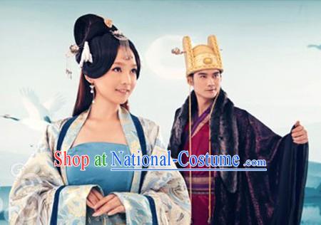 Ancient Chinese Emperor and Empress Costumes and Hats