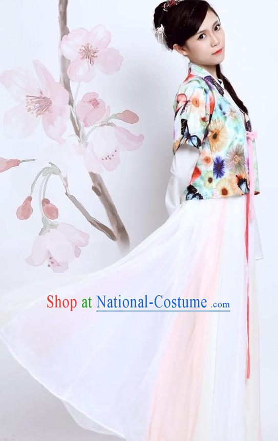 Ancient Chinese Han Dynasty Butterfly Clothes for Women