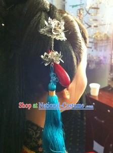 Ancient Chinese Handmade Long Tassel Hanging Hair Accessories