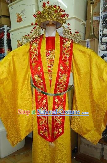 Chinese Ming Dynasty Empress Costumes and Phoenix Crown Complete Set