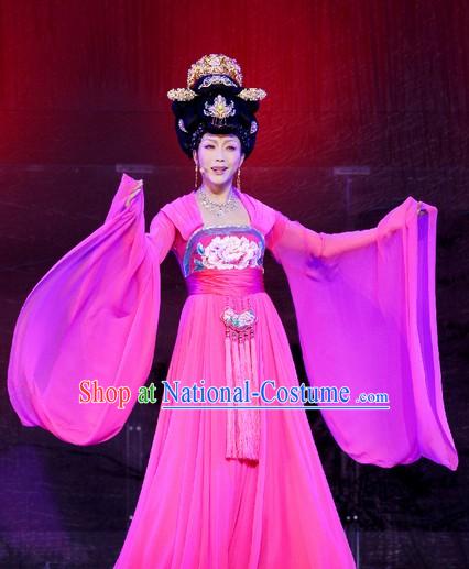 Ancient Chinese Tang Dynasty Palace Ribbon Dance Costumes