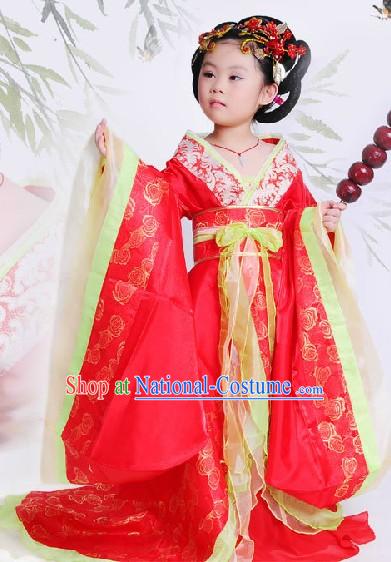 Ancient Chinese Tang Dynasty Princess Costume for Kids