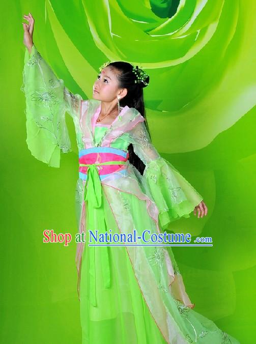 Ancient Chinese Hanfu Fairy Costumes for Children