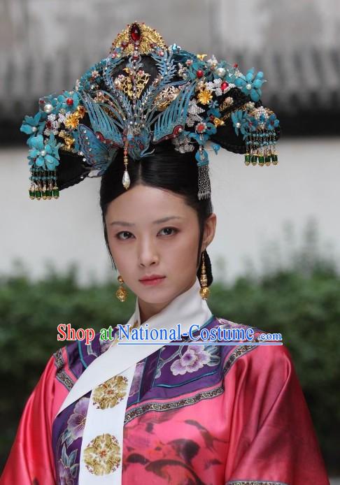 Qing Dynasty Palace Empress Handmade Phoenix Crown