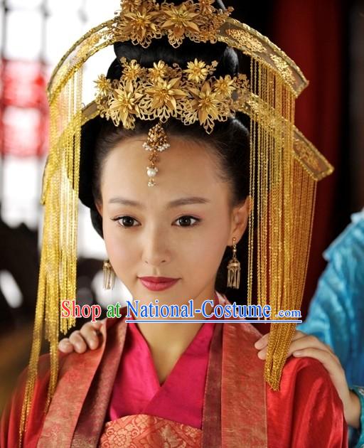 Ancient Chinese Wedding Hair Accessories Complete Set for Brides