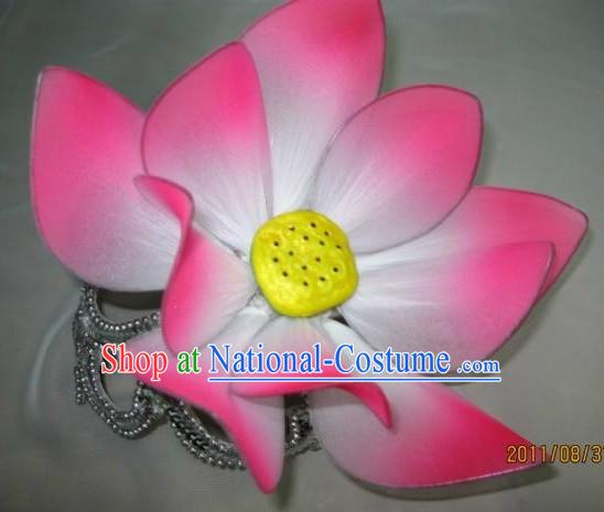 Chinese Classical Dancing Lotus Headpiece