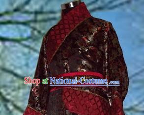 Ancient Chinese Han Dynasty Lord Clothing for Men