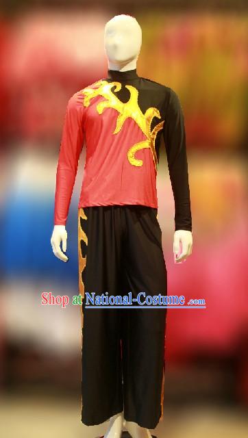 Traditional Chinese Drummer Player Costumes for Men