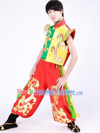 Chinese Classical Dragon Dancer Uniform for Men