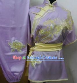 Chinese Classical Embroidered Phoenix Tai Chi Uniform