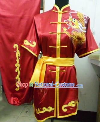 Chinese Classical Embroidered Dragon Tai Chi Uniform