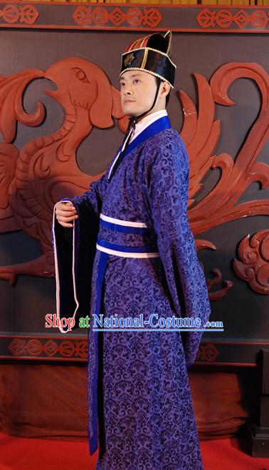 Ancient Chinese Han Dynasty Official Clothing