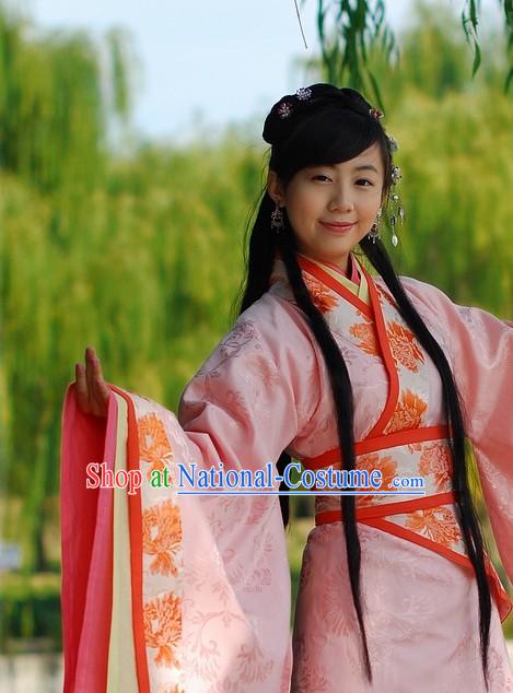 Ancient Chinese Han Dynasty Princess Clothing for Lady