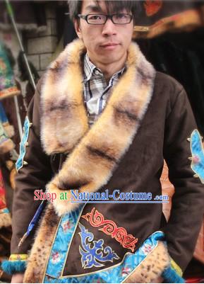 Traditional Chinese Tibetan Blouse for Men