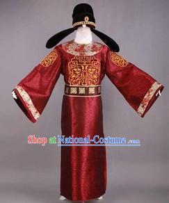 Song Dynasty Government Official Costumes and Hat for Men