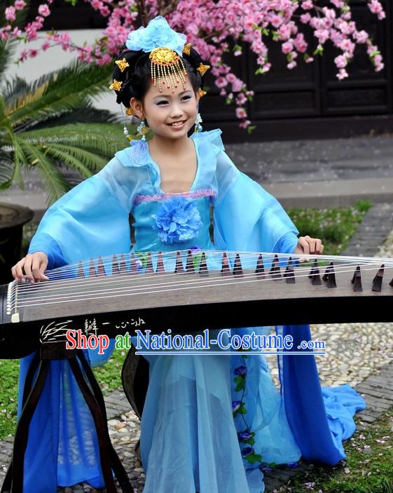 Ancient Chinese Musician Costumes for Kids