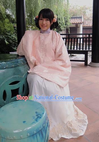 Ming Dynasty Princess Embroidered Long Jacket and Skirt Clothing Complete Set