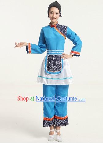 Traditional Chinese Countrywoman Costumes for Women